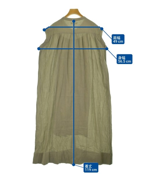 FREAK'S STORE（フリークスストア）シャツワンピース カーキ サイズ:F レディース/2200653164038