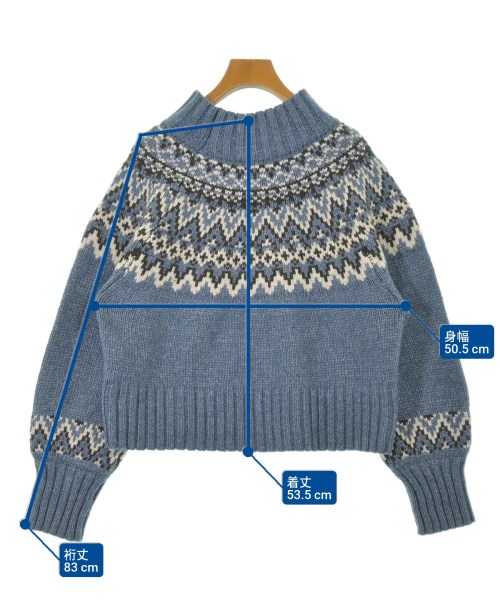 FREAK'S STORE（フリークスストア）ニット・セーター 青 サイズ:F レディース/2200646130033