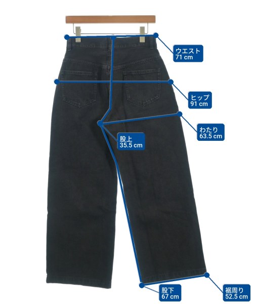 FREAK'S STORE（フリークスストア）デニムパンツ 黒 サイズ:M レディース/2200702257247
