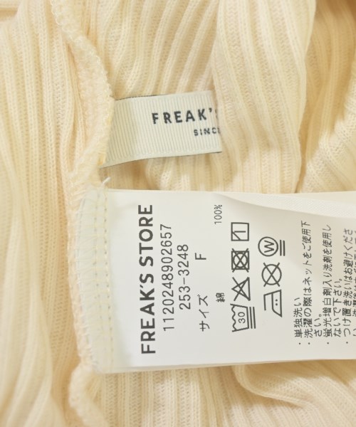 FREAK'S STORE（フリークスストア）Tシャツ・カットソー 白 サイズ:F レディース/2200709745068