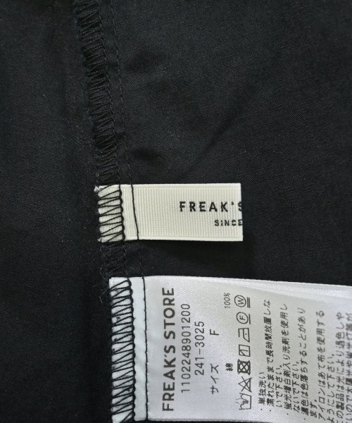 FREAK'S STORE（フリークスストア）ブラウス 黒 サイズ:F レディース/2200664277024