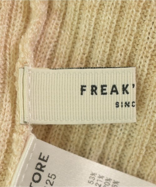 FREAK'S STORE（フリークスストア）ニット・セーター ベージュ サイズ:F レディース/2200726677038