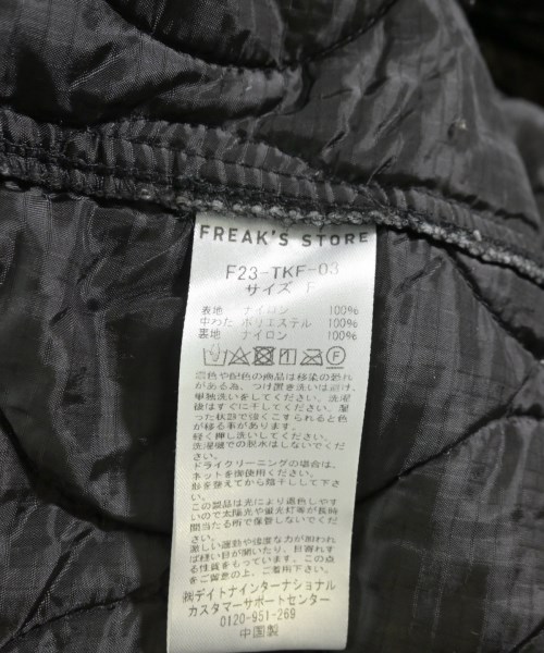 FREAK'S STORE（フリークスストア）モッズコート 黒 サイズ:F レディース/2200676642056