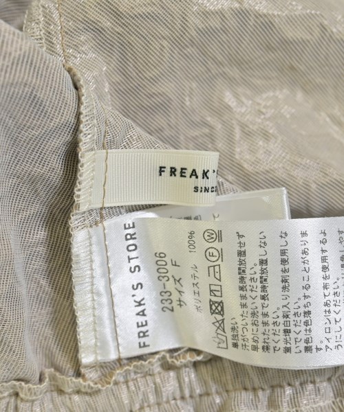 FREAK'S STORE（フリークスストア）ブラウス 茶 サイズ:F レディース/2200692707098