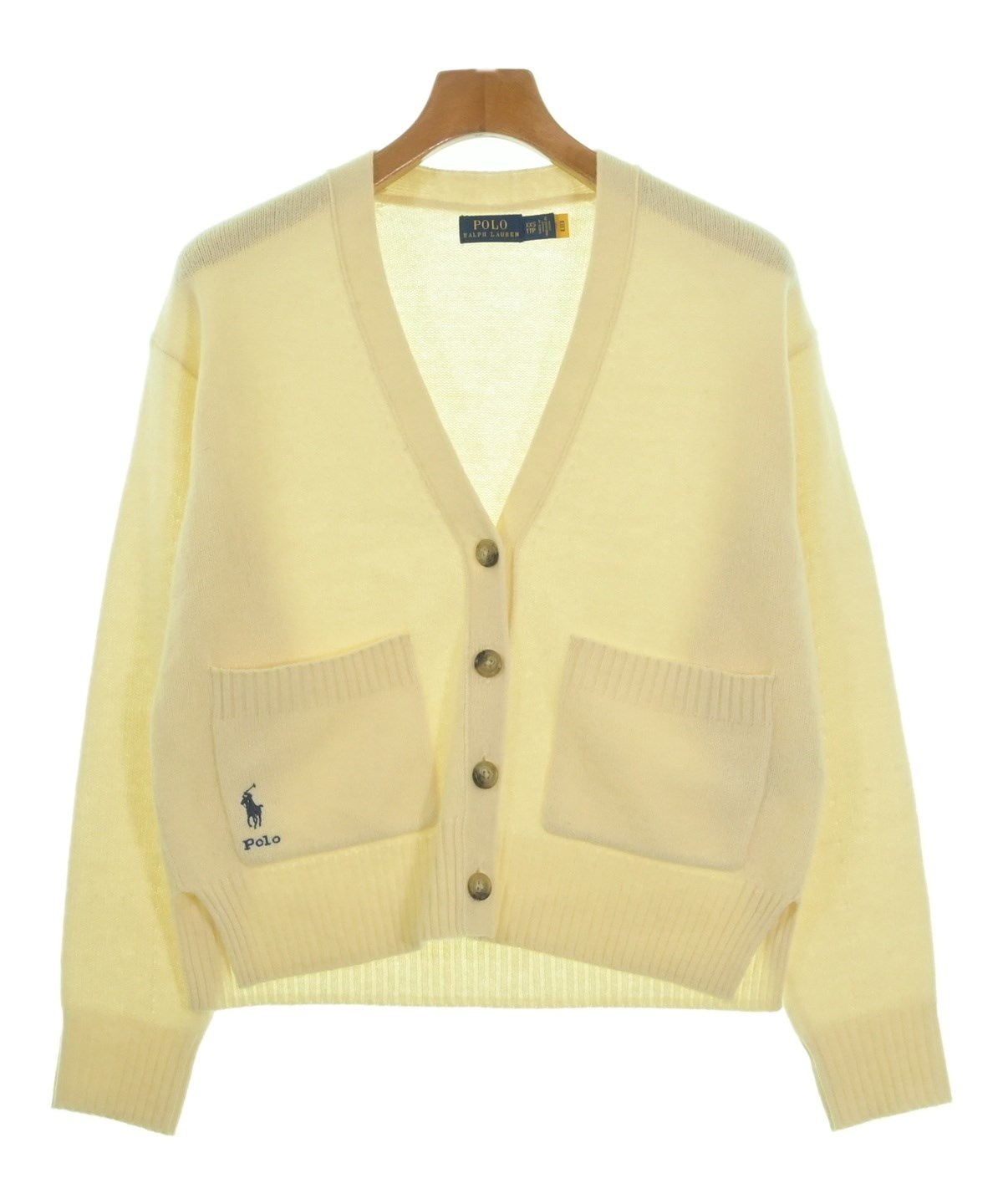 Polo Ralph Lauren（ポロラルフローレン）カーディガン 白 サイズ:XXS