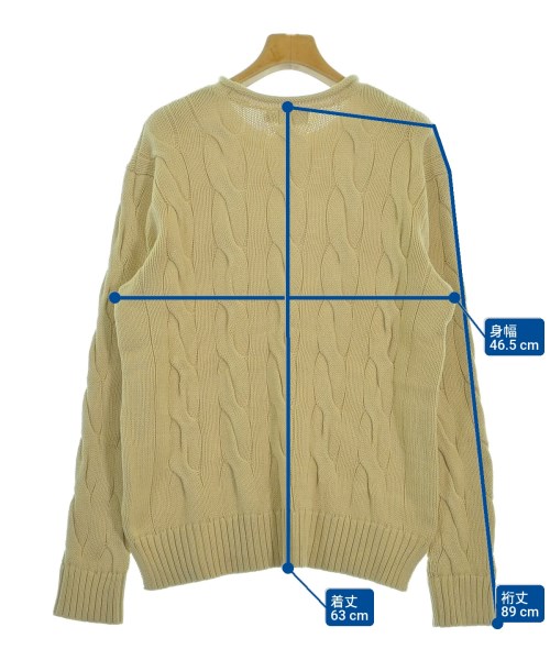Polo Ralph Lauren（ポロラルフローレン）ニット・セーター ベージュ サイズ:M レディース/2200620244336