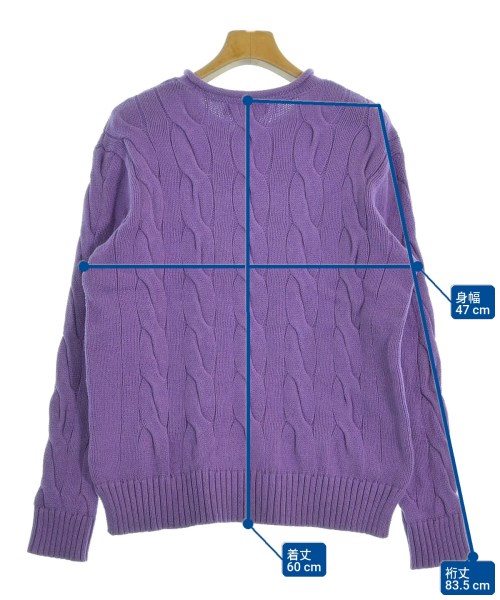 Polo Ralph Lauren（ポロラルフローレン）ニット・セーター 紫 サイズ:M レディース/2200620244343