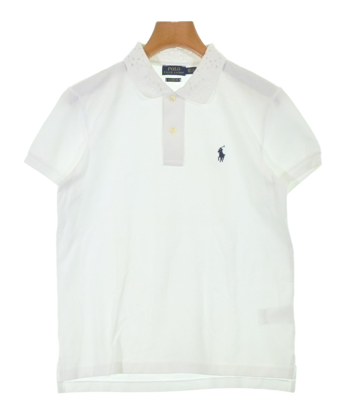 ラルフローレン　ポロシャツ　レディース　M165/92A ホワイト Polo Ralph Lauren（ポロラルフローレン）ポロシャツ 白 サイズ:XS