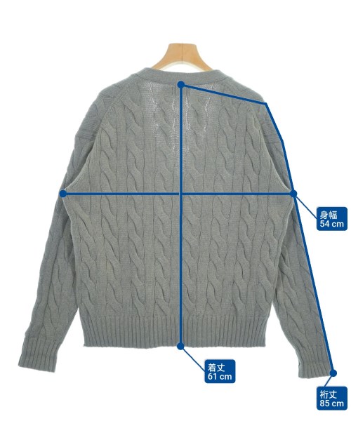 Polo Ralph Lauren（ポロラルフローレン）カーディガン グレー サイズ:M レディース/2200640156015