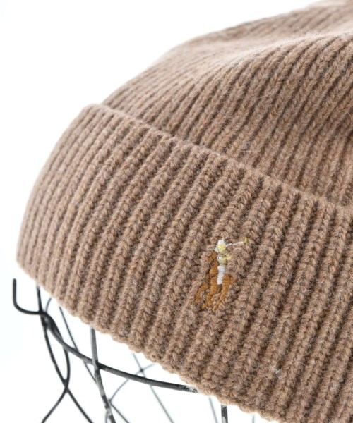 Polo Ralph Lauren（ポロラルフローレン）ニットキャップ・ビーニー ベージュ サイズ:ONE レディース/2200643023116