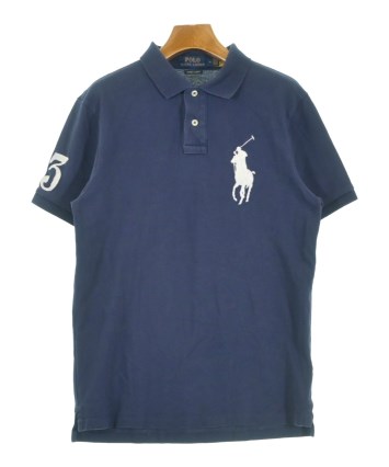 ポロラルフローレン RALPH LAUREN ポロシャツ ５つボタン 紺色 M ポロラルフローレン RALPH LAUREN ポロシャツ 5つボタン 紺色 L