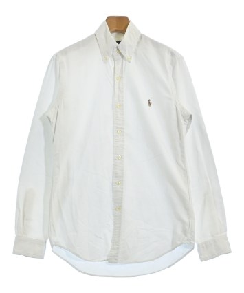 Ralph Lauren ホワイト シャツ XS ☆ Polo Ralph Lauren（ポロラルフローレン）カジュアルシャツ 白