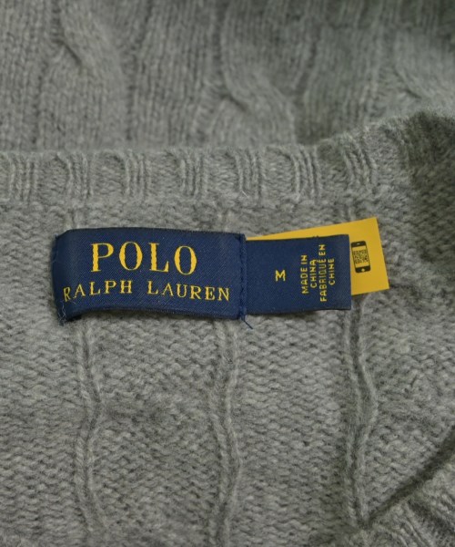 Polo Ralph Lauren（ポロラルフローレン）ニット・セーター グレー サイズ:M レディース/2200624510086