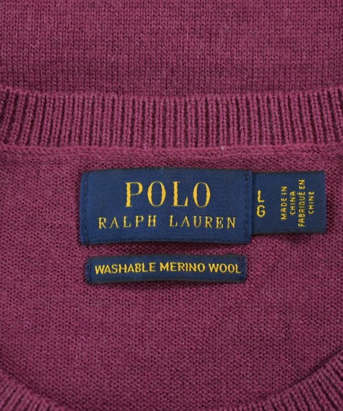 Polo Ralph Lauren（ポロラルフローレン）ニット・セーター 紫 サイズ:L レディース/2200634033018