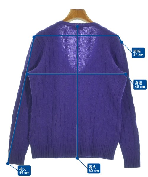 Polo Ralph Lauren（ポロラルフローレン）ニット・セーター 紫 サイズ:M レディース/2200634185038