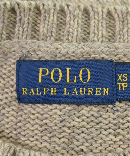 Polo Ralph Lauren（ポロラルフローレン）ニット・セーター ベージュ サイズ:XS レディース/2200613286015