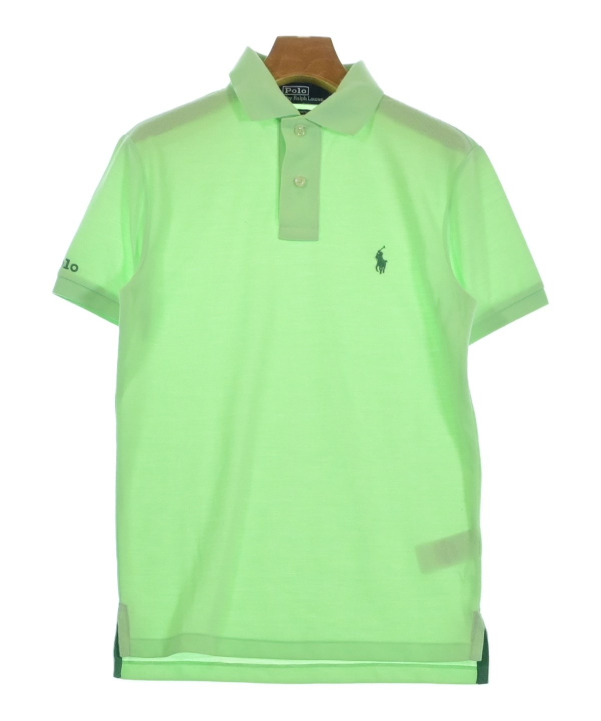 新品未使用 POLO RALPH LAUREN L ポロシャツ コットン 緑 Polo Ralph Lauren（ポロラルフローレン）ポロシャツ 緑 サイズ