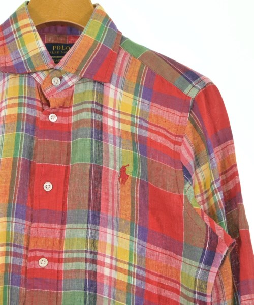 Polo Ralph Lauren（ポロラルフローレン）カジュアルシャツ 赤 サイズ:S レディース/2200603820045