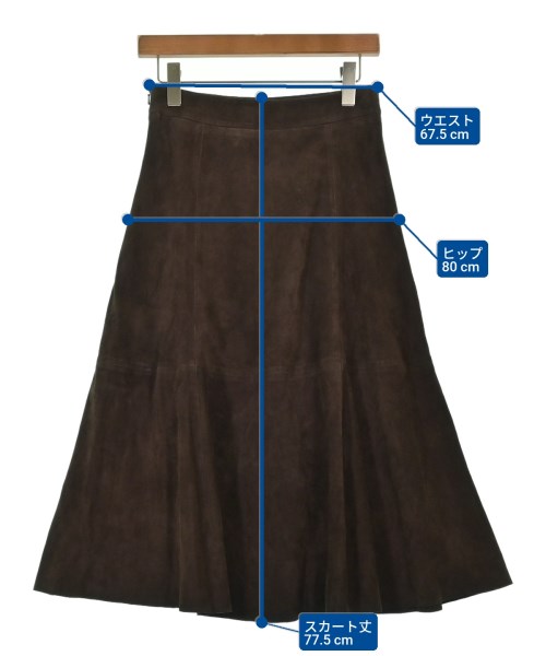Polo Ralph Lauren（ポロラルフローレン）ロング・マキシ丈スカート 茶 サイズ:2(M位) レディース/2200609596012