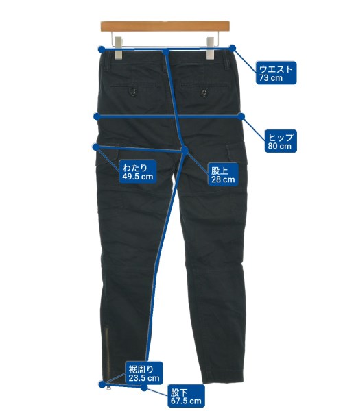 Polo Ralph Lauren（ポロラルフローレン）カーゴパンツ 紺 サイズ:160(S位) レディース/2200672486043