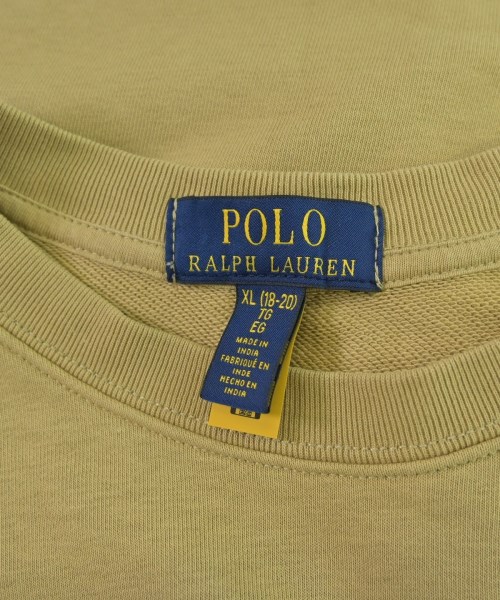Polo Ralph Lauren（ポロラルフローレン）スウェット ベージュ サイズ:170(17T-18T) キッズ/2200668187022