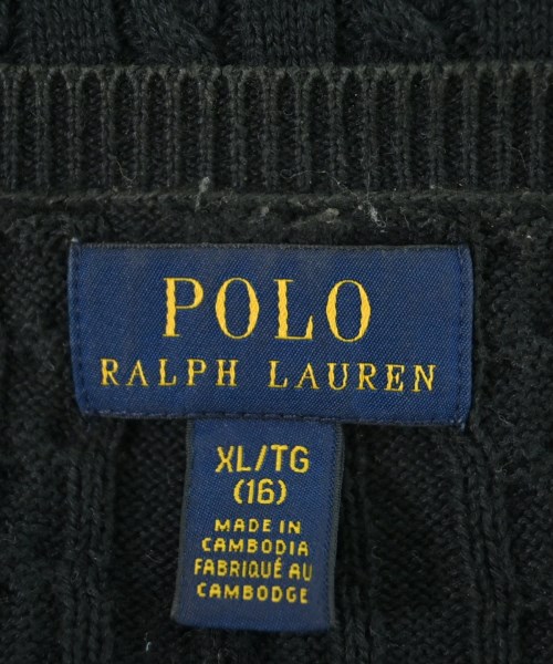 Polo Ralph Lauren（ポロラルフローレン）ニット 黒 サイズ:160(15T-16T) キッズ/2200676171044