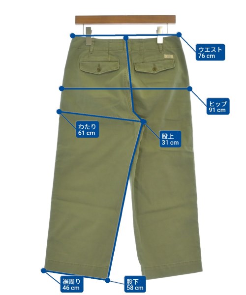 Polo Ralph Lauren（ポロラルフローレン）チノパン カーキ サイズ:4(XL位) レディース/2200677144023