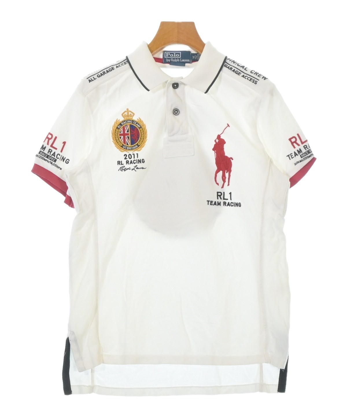 Polo Ralph Lauren（ポロラルフローレン）ポロシャツ 白 サイズ:M