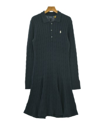 ラルフローレン　プリーツワンピース　ブラック　6 Polo Ralph Lauren（ポロラルフローレン）ワンピース 紺 サイズ:M