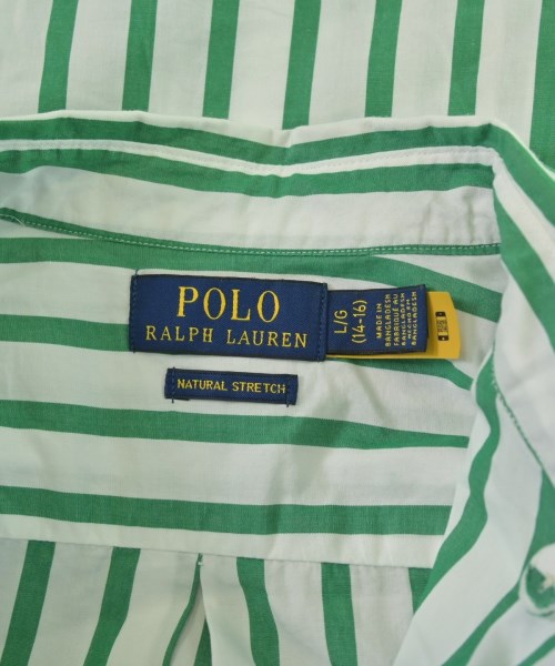 Polo Ralph Lauren（ポロラルフローレン）シャツ 緑 サイズ:160(15T-16T) キッズ/2200680900029