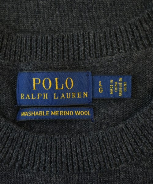 Polo Ralph Lauren（ポロラルフローレン）ニット・セーター グレー サイズ:L レディース/2200674992016
