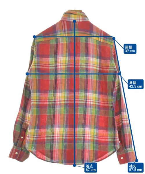 Polo Ralph Lauren（ポロラルフローレン）カジュアルシャツ 赤 サイズ:XS レディース/2200692352014