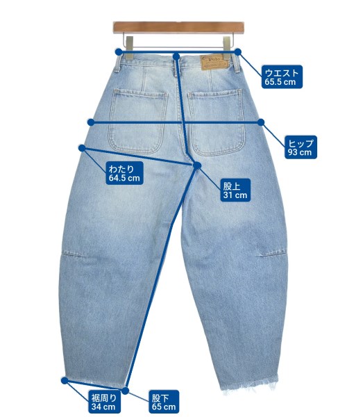Polo Ralph Lauren（ポロラルフローレン）デニムパンツ 青 サイズ:25(S位) レディース/2200697169051
