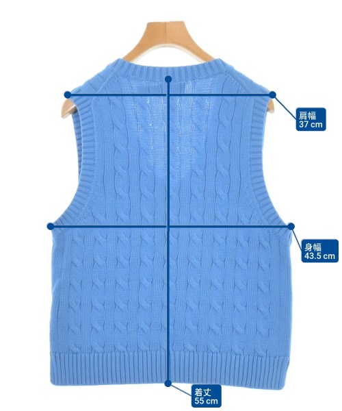 Polo Ralph Lauren（ポロラルフローレン）ベスト 青 サイズ:M レディース/2200692650103