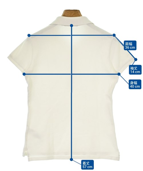 Polo Ralph Lauren（ポロラルフローレン）ポロシャツ 白 サイズ:S レディース/2200697544148