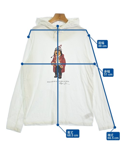 Polo Ralph Lauren（ポロラルフローレン）パーカー 白 サイズ:M レディース/2200700612123