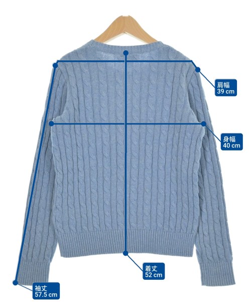Polo Ralph Lauren（ポロラルフローレン）ニット・セーター 青 サイズ:160(15T-16T) レディース/2200657338015