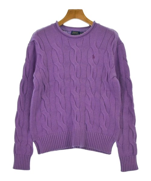 Polo Ralph Lauren(ポロラルフローレン)ニット・セーター 紫 サイズ:XS/2200659442017