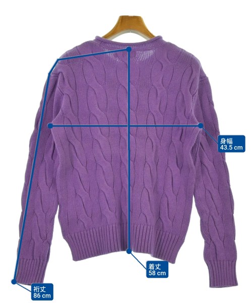 Polo Ralph Lauren（ポロラルフローレン）ニット・セーター 紫 サイズ:XS レディース/2200659442017