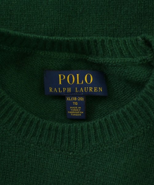 Polo Ralph Lauren（ポロラルフローレン）ニット 緑 サイズ:170(17T-18T) キッズ/2200661060186