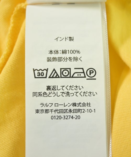 Polo Ralph Lauren（ポロラルフローレン）Tシャツ・カットソー 黄 サイズ:S レディース/2200711573109