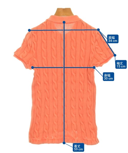 Polo Ralph Lauren（ポロラルフローレン）ニット・セーター オレンジ サイズ:S レディース/2200713449099