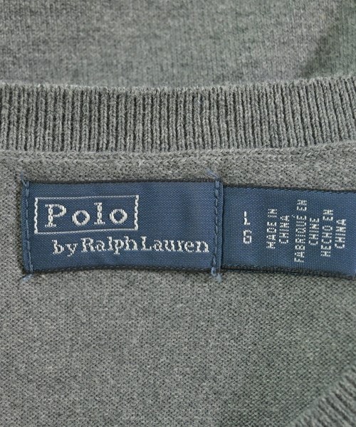 Polo Ralph Lauren（ポロラルフローレン）ニット・セーター グレー サイズ:L レディース/2200711364288