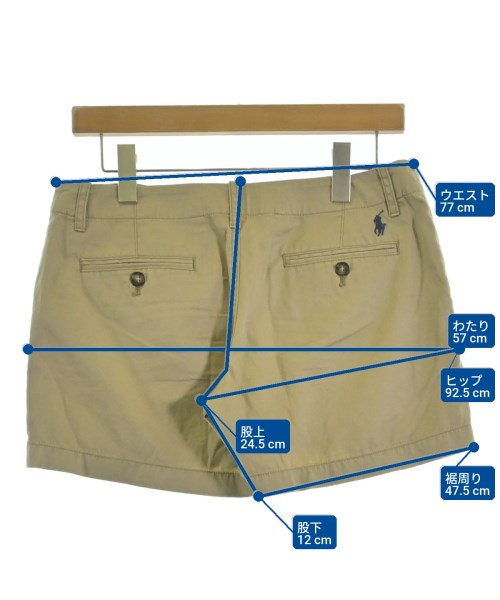 Polo Ralph Lauren（ポロラルフローレン）ショートパンツ ベージュ サイズ:2(M位) レディース/2200713924046