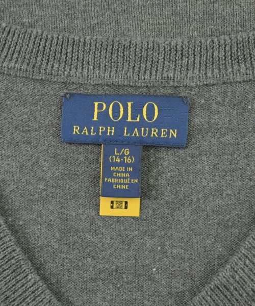 Polo Ralph Lauren（ポロラルフローレン）ニット グレー サイズ:160(15T-16T) キッズ/2200717464234