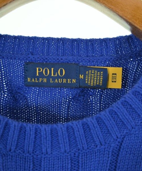 Polo Ralph Lauren（ポロラルフローレン）ニット・セーター 青 サイズ:M レディース/2200713368123