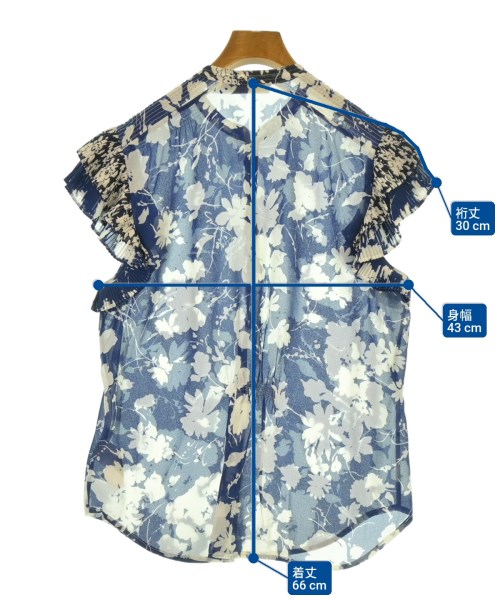 Polo Ralph Lauren（ポロラルフローレン）ブラウス 青 サイズ:L レディース/2200622037097