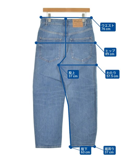 Polo Ralph Lauren（ポロラルフローレン）デニムパンツ 青 サイズ:27(M位) レディース/2200645975017
