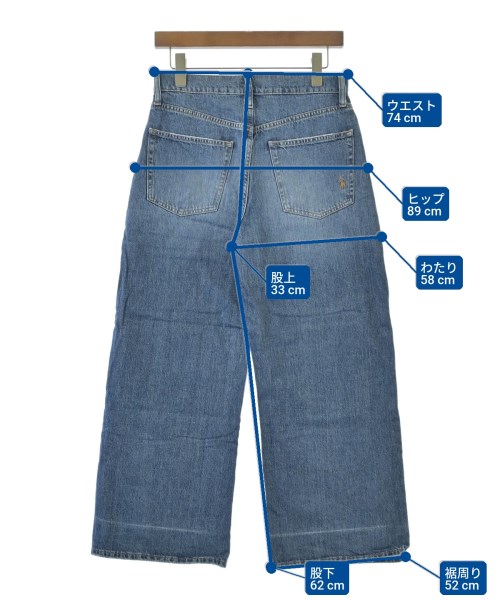 Polo Ralph Lauren（ポロラルフローレン）デニムパンツ 紺 サイズ:28(L位) レディース/2200635612113