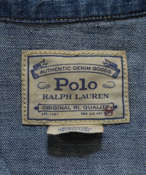 Polo Ralph Lauren（ポロラルフローレン）シャツワンピース 青 サイズ:S レディース/2200641343087